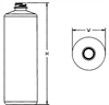 TALL SLIM CYLINDER from Plastic Bottle Corporation